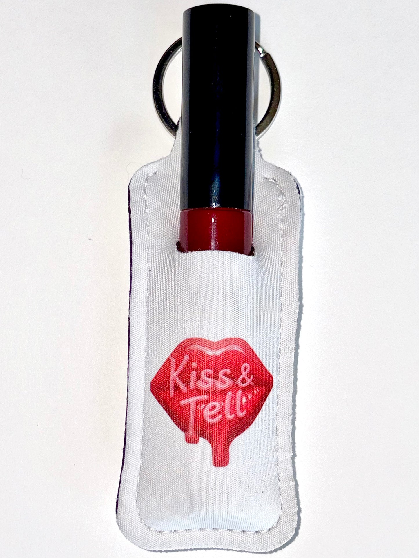 Kiss & Tell Logo Keychain